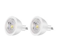 noobibaba lampada LED MR11, Gu4 LED 12V Bianco Caldo 3W, MR11 GU4 12V Faretto LED 40 gradi, lampadina alogena 25W non dimmerabile 2 pezzi