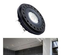 noobibaba lampadina riflettore LED AR111 G53 Spot 10W 40° luce calda 2700K 12V Tracklight 850lm sostituzione 75W alogena AR111 G53 Downlight applique murale