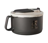 Noodle Dish - Salad Container during Lunch Moments, Heat Shield Grip Vessel Featuring Spacious 1,65L Volume plus Rounded Dining Form supporting Berry Mix, Workplace Meal Carry, Campus Dining Breaks