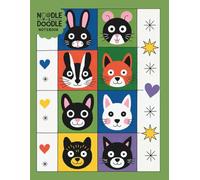 Noodle & Doodle Notebook: Alternating Lined and Blank Pages for Writing, Journaling, Sketching, and Creative Thinking (Animal Grid 3)