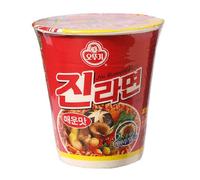 Noodle istantanei coreani OTTOGI JIN Ramyun (caldo) Coppa Ramen 2,4,8ea,...