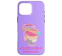 Noodles Shirt Soup Noodles Instant Pot Vaporwave Retro Style Custodia per iPhone 16 Pro Max