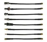 NooElec Kit di Connettività Cavo SMA Set di 8 Cavi Adattatori RF per NESDR SMArt (RTL-SDR), HackRF One e Altre Radio Con Software. BNC, Type-F, Type-N, PL-259, PAL, MCX e RP-SMA.