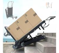 NOOGRRFA Carrello Elettrico per Scale,capacità di Carico 1102Lb,Telescopico 60Cm,30 Gradini/Min,Pannello LCD Intelligente,Salita su Pendii Ripidi di 60°,Logistica di Magazzino,Spostamento di Mobili