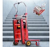 NOOGRRFA Carrello Elettrico per Scale,capacità di Carico 300-400Kg,Salita di 4500-6000 Gradini,Design Cingolato,Pieghevole,Silenzioso,Durata della Batteria di 5-6H,per La Logistica di Magazzino,2200W