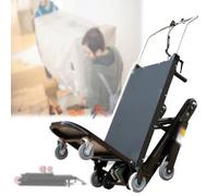 NOOGRRFA Carrello Saliscale Elettrico Cingolato, Carrello Saliscale Pieghevole, 250W/500W/1000W, Carico 200-400Kg, Resistenza 1500 Gradini, Salita A 60°, Pannello LCD, per Il Carico,250W