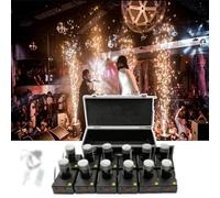NOOGRRFA Controllo dei Fuochi D'artificio,Controllo dei Fuochi D'artificio Palcoscenico,10/12pcs,Telecomando Wireless,30-50m,con Scatola di Protezione+2 Telecomandi,per Il Matrimonio,Concerto,D12