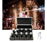 NOOGRRFA Controllo dei Fuochi D'artificio,Controllo dei Fuochi D'artificio Palcoscenico,10/12pcs,Telecomando Wireless,30-50m,con Scatola di Protezione+2 Telecomandi,per Il Matrimonio,Concerto,D10