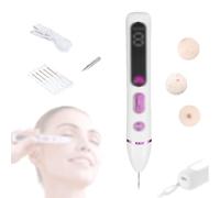 NOOGRRFA Strumento di Bellezza al Picosecondo,con Ago Sostituibile,9 Livelli di Potenza,Testa della Lampada con Luce Ausiliaria A LED,Ricarica USB,Sicuro E Indolore,per Lentiggini,Macchie Scure,Pink