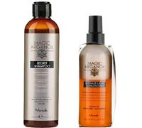 NOOK ARGAN OIL SECRET SHAMPOO BALSAMO BIFASE IDRATANTE NUTRIENTE CAPELLI SECCHI