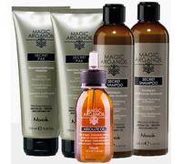 NOOK MAGIC ARGAN OIL SECRET SHAMPOO MASK OLIO KIT CAPELLI SECCHI OPACHI SPENTI