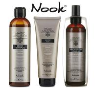 NOOK MAGIC ARGANOIL SECRET SHAMPOO MASCHERA LEAVE-IN IDRATANTE CAPELLI SECCHI