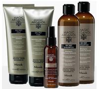 NOOK MAGIC ARGANOIL SECRET SHAMPOO MASK SPRAY ANTICRESPO CAPELLI SECCHI OPACHI