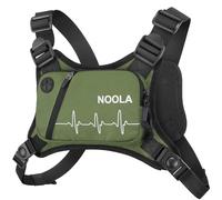 NOOLA Marsupio da corsa riflettente per donne e uomini, borsa leggera con supporto per telefono, accessori da corsa, Verde, Corsa all'aperto