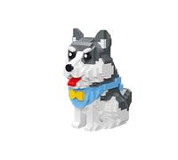 NOOLY Blocco di Costruzione della Animale Domestico per La Decorazione di Casa e Ufficio WKLJM-05 (Husky, 796 Pezzi)