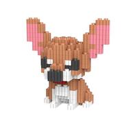 NOOLY Mattoni da Costruzione per Cani Micro, Set di Mattoncini per Adulti e Ragazzi Ragazze CLJM-01 (Chihuahua)