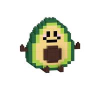 NOOLY Serie Alimentare Micro Blocchi da Costruzione per Bambini e Adulti Casa e Ufficio Decorazione Giocattolo WKLJM-04 (Vitalità Avocado, 218 Pezzi)
