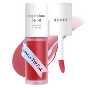 NOONI Korean Lip Oil - Appleplum | with Apple Seed Oil, Lip Stain, Gift, Moisturizing, Glowing, Revitalizing, and Tinting for Dry Lips, 0.12 Fl Oz (Deep Purple)