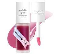 NOONI Olio idratante coreano per labbra - Applefig | a lunga durata, idratante, rimpolpante, rivitalizzante per labbra secche, impermeabile, non si stacca, idratante, nutriente, trasparente, lucido