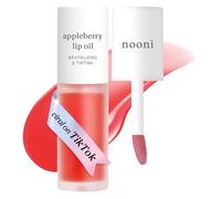 NOONI Olio per labbra coreano - Appleberry | Tinta per labbra, regalo, a lunga tenuta, idratante, rimpolpante, rivitalizzante per labbra secche, impermeabile, non si stacca, vegana, 0,12 fl oz