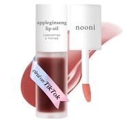 NOONI Olio per Labbra Vegano Coreano - Appleginseng | Tinta per Labbra, Regalo, Lunga Durata, Idratante, Rimpolpante, Rivitalizzante per Labbra Secche, Impermeabile, Non si Stacca, 0,12 Fl Oz