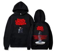 Noonocy Singer Nina Chuba Merch Felpa con Cappuccio Moda Autunno Inverno Maniche Lunghe Hoodie Stampata Streetwear Pullover Felpa Casual Top per Uomo Donna XS~4XL-Black||x_s