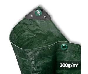Noor 0401012 XGR incatramata 200g / m² 10 x 12 m Verde