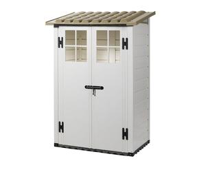 NOOR Casetta Porta Attrezzi PVC Tuscany EVO 100 Bianca