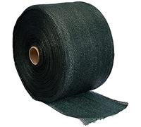 Noor Recinzione Rivestimento tessuto Wicker Stripe, verdi, 19 cm x 35 m