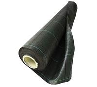 NOOR Rotolo professionale per erbacce, 105 g/m², 1,0 x 100 m, pellicola da giardino per aiuola rialzata e serra, protezione contro le erbacce per sentieri e terrazze, permeabile all'acqua ed ecologica, colore: nero