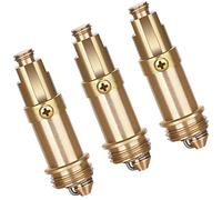 Noosverl 3 pezzi di ricambio per rifiuti interni a molla scanalata, tappi per lavello pop-up, tappo a scatto per lavandino, scarico di ricambio, per la maggior parte delle vasche da bagno