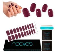 NOOVES Láminas De Uñas De Gel Midnight Rain Premium Luxe Solid #rosso 20 U per la beauty routine quotidiana, per benessere e cura quotidiana