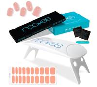 NOOVES - Set Strisce per Unghie in Gel Soft 20 Pezzi + Lampada UV/LED per Asciugatura, Unghie in Gel Semi-Curato Premium, Adesivi per Unghie Gel, Inclusa 1 Lima per Unghie