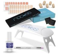 Set dei Manicure Nooves Premium Beige Gel foil per Unghie 8 Pezzi