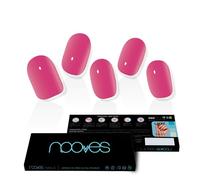 NOOVES Strisce per Unghie in Gel Semipolimerizzato | Barbie Girl | Rosa | Strisce per unghie in gel semi-durato| Adesivi per unghie semi-permanenti in gel| Gel Nail stickers| Unghie in gel