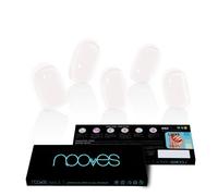 NOOVES Strisce per Unghie in Gel Semipolimerizzato Crystal Glass - Trasparente | Adesivi Semi-Permanenti | Gel Nail Stickers