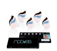 NOOVES Strisce per Unghie in Gel Semipolimerizzato | Flowing Stream - Art Design | Strisce per unghie in gel semi-durato| Adesivi per unghie semi-permanenti in gel| Gel Nail stickers| Unghie