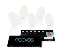 NOOVES Strisce per Unghie in Gel Semipolimerizzato | Winter Ivory - Bianco | Strisce per unghie in gel semi-durato| Adesivi per unghie semi-permanenti in gel| Gel Nail stickers| Unghie in