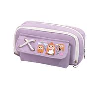 Noowye Anime, DOMA Umaru, astuccio per cartoni animati, Motoba Kirie/Nanan ebina, grande doppia chiusura lampo, astuccio per studenti, Tipo 4., 21*5.5*11CM, Cartella portadocumenti