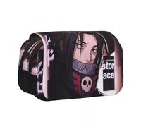 Noowye Anime Killua zaoldyeck Astuccio grande GON·Freecss/Hisoka Doppia Cerniera Anime Merchandise Back to School, Tipo 6., 21*7.5*10CM, Cartella portadocumenti