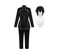 Noowye Anime Lelouch Vie Britannia Cosplay Costume Lulu/CC Cosplay Vestito Natale Halloween Carnevale Party Costume Accessori Completo per Uomo Donna