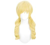 Noowye Anime Mami Tomoe Cosplay Costume da donna, abbigliamento da combattimento Halloween Unifrom Costume da rappresentazione per adulti Carnevale Cos con parrucca