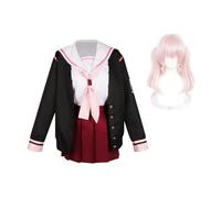 Noowye Anime Shimoe Koharu Cosplay Costume da donna Sailor Suit JK uniforme scuola uniforme con parrucca Halloween Performance Costume per performance scolastiche