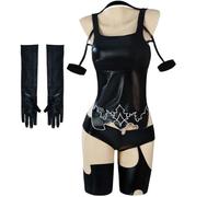 Noowye Costume per cosplay A2yorha/A2automata, costume per cosplay da donna, uniforme anime per Halloween, vestito da XS a 3XL