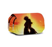 Noowye Erza·Scarlet Astuccio anime Lucy Heartfilia/Natsu Dragneel Astuccio Giapponese Pencil Case Doppia Cerniera Anime Merchandise per i fan, Tipo 1, 21*7.5*10CM, Cartella portadocumenti