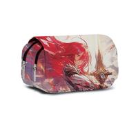 Noowye Erza·Scarlet Astuccio anime Lucy Heartfilia/Natsu Dragneel Astuccio Giapponese Pencil Case Doppia Cerniera Anime Merchandise per i fan, Tipo 4., 21*7.5*10CM, Cartella portadocumenti