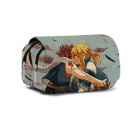 Noowye Erza·Scarlet Astuccio anime Lucy Heartfilia/Natsu Dragneel Astuccio Giapponese Pencil Case Doppia Cerniera Anime Merchandise per i fan, Tipo 8., 21*7.5*10CM, Cartella portadocumenti