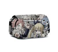 Noowye Erza·Scarlet Astuccio anime Lucy Heartfilia/Natsu Dragneel Astuccio Giapponese Pencil Case Doppia Cerniera Anime Merchandise per i fan, Tipo 9, 21*7.5*10CM, Cartella portadocumenti