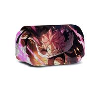 Noowye Erza·Scarlet Astuccio anime Lucy Heartfilia/Natsu Dragneel Astuccio Giapponese Pencil Case Doppia Cerniera Anime Merchandise per i fan, Tipo 2., 21*7.5*10CM, Cartella portadocumenti