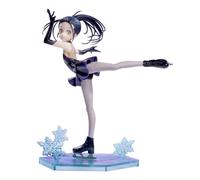 Noowye Figura di pattinaggio su ghiaccio Hikaru Kamisaki Figura Anime Inori Yuitsuka Action Figure con Figure Stand, 17 cm Cute Skiing Statua Anime, Merch Decorazione in PVC